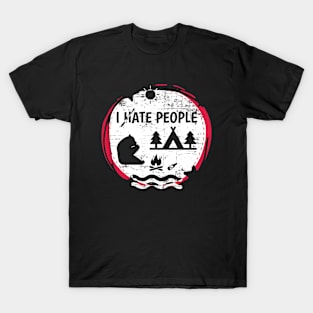 I Hate People Camping Shirts T-Shirt